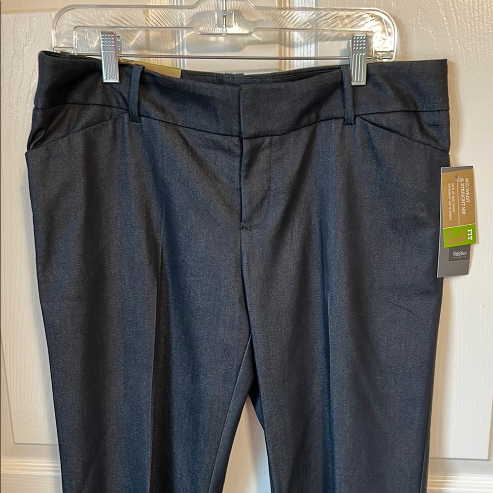 NWT Mossimo Indigo Mid-Waist Trousers